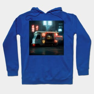 Cyberpunk Tokyo Ramen Food Truck Hoodie